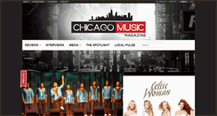 Desktop Screenshot of chicagomusicmagazine.com